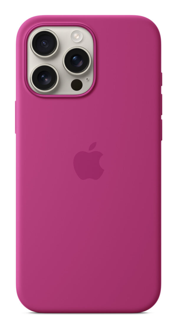 Apple Siliconenhoesje met MagSafe voor iPhone 16 Pro Max - Fuchsia - Afbeelding 3
