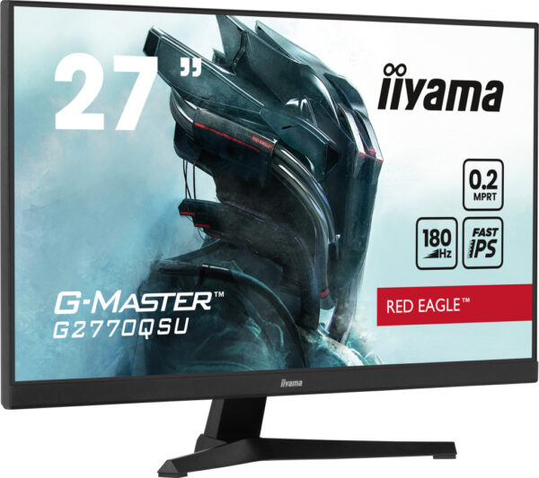 iiyama G-MASTER G2770QSU-B6 computer monitor 68,6 cm (27") 2560 x 1440 Pixels Wide Quad HD LED Zwart - Afbeelding 2
