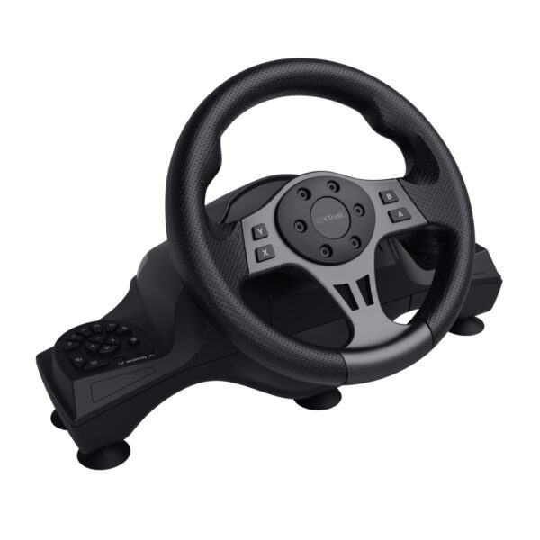Trust GXT 289 Movi Zwart USB Stuurwiel + pedalen Nintendo Switch, PlayStation 4, Xbox One S, Xbox One X, Xbox Series S, Xbox Ser - Afbeelding 2