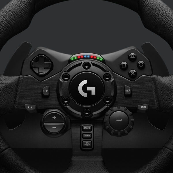 Logitech G G923 Zwart USB 2.0 Stuurwiel + pedalen Analoog/digitaal PC, PlayStation 4, PlayStation 5 - Afbeelding 4