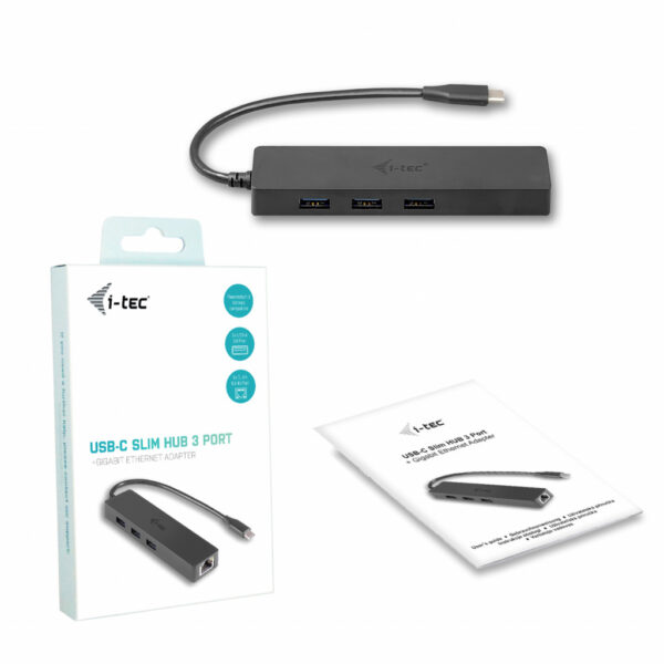 i-tec USB3.1 Type C SLIM HUB 3 Gigabit - Afbeelding 6