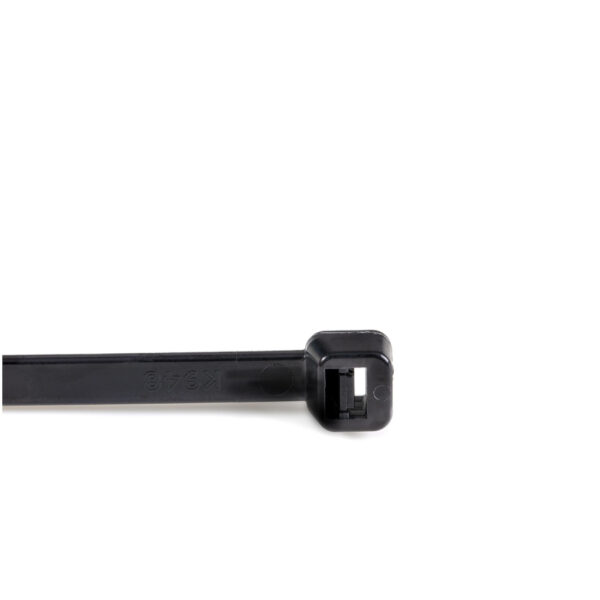 StarTech.com 25 cm Zwarte Kabelbinders 4 mm Breed, 68 mm Bundeldiameter, 22 kg Treksterkte Zelfsluitende Snelbinders uit Nylon m - Afbeelding 3