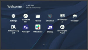 Viewsonic CDE4330 beeldkrant 109,2 cm (43") Wifi 450 cd/m² 4K Ultra HD Zwart Type processor Android 11