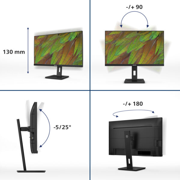 Philips 3000 series 27B1U3900/00 computer monitor 68,6 cm (27") 3840 x 2160 Pixels 4K Ultra HD LCD Zwart - Afbeelding 10