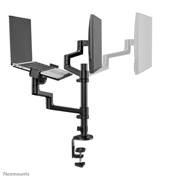 Neomounts DS20-425BL2 Monitorarm met laptophouder 17-27" - ruimtebesparend - Afbeelding 5