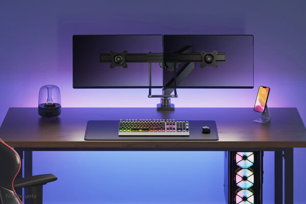 Neomounts NM-D775DXBLACK Monitorarm 10-32" - gasveer - Topfix - 180°-stop - Afbeelding 15