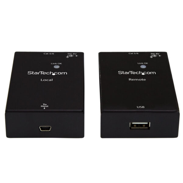 StarTech.com 1-Poorts USB 2.0 over -Cat5 of -Cat6 extender kit 50 m - Afbeelding 2