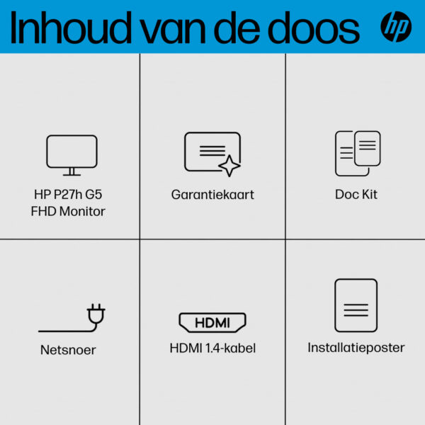 HP P27h G5 FHD-monitor - Afbeelding 5
