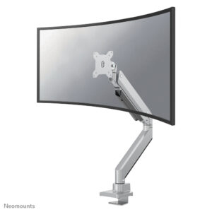Neomounts NM-D775SILVERPLUS Monitorarm 10-49" - gasveer - Topfix - 180°-stop