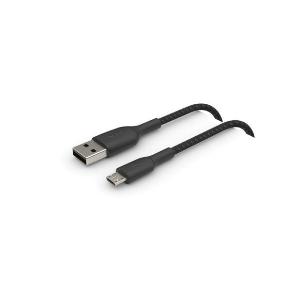 Belkin CAB007bt1MBK USB-kabel 1 m USB A Micro-USB A Zwart - Afbeelding 2