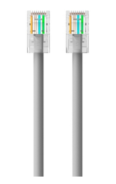 Belkin RJ45-RJ45, Cat6, 1m netwerkkabel Grijs