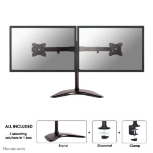 Neomounts NM-D335DBLACK Monitorstandaard 10-27"