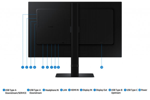 Samsung 23,8" ViewFinity S6 S60UD QHD Monitor - Afbeelding 6
