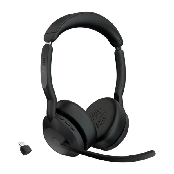 Jabra 25599-999-899 hoofdtelefoon/headset Draadloos Hoofdband Kantoor/callcenter Bluetooth Zwart