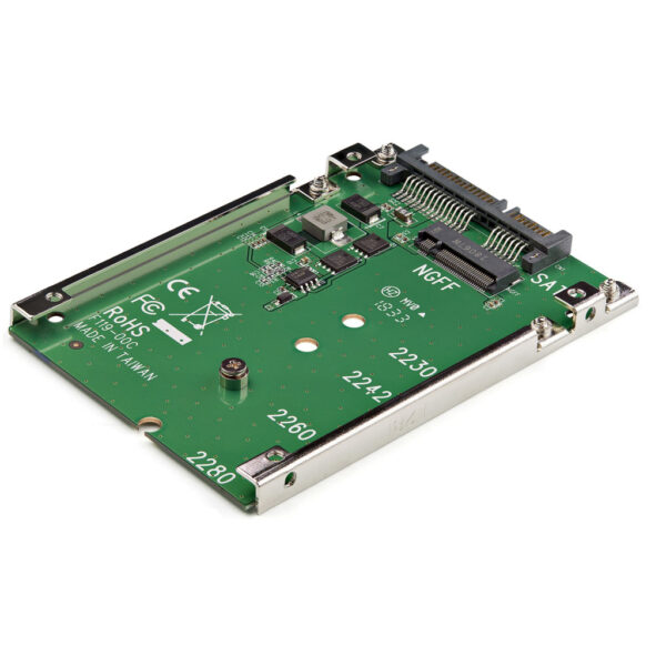 StarTech.com M.2 SATA SSD naar 2.5" SATA Adapter, Niet Compatibel met NVMe, Open-Frame Bracket, 7mm Hoog, M2 Hard Drive Adapter - Afbeelding 3