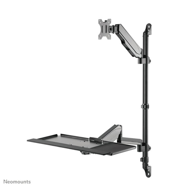 Neomounts WL90-325BL1 Zit-sta werkstation wand 17-32" - gasveer - Afbeelding 12