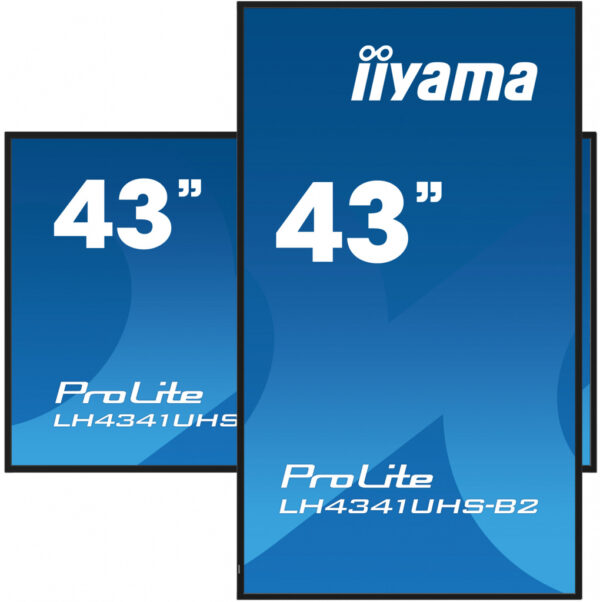 iiyama LH4341UHS-B2 beeldkrant 108 cm (42.5") LCD 500 cd/m² 4K Ultra HD Type processor Android 8.0 18/7 - Afbeelding 4