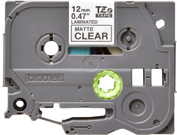Brother TZE-M31 labelprinter-tape Zwart op zilver - Afbeelding 2