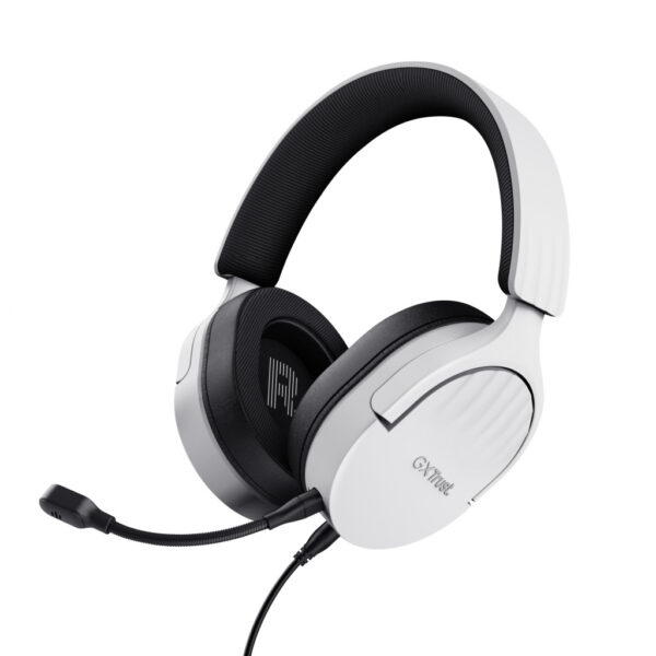 Trust GXT 489W FAYZO Headset Bedraad Hoofdband Gamen Zwart, Wit - Afbeelding 2