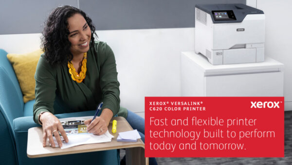 Xerox VersaLink C620 A4 50 ppm tosidig skriver PS3 PCL5e/6 2 skuffer 650 ark - Afbeelding 4