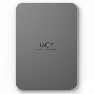 LaCie Mobile Drive Secure externe harde schijf 2 TB USB Type-C 3.2 Gen 1 (3.1 Gen 1) Grijs