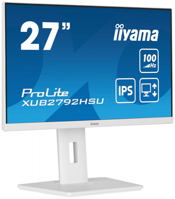 iiyama ProLite XUB2792HSU-W6 LED display 68,6 cm (27") 1920 x 1080 Pixels Full HD Wit - Afbeelding 3