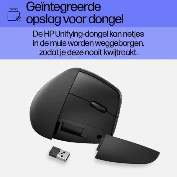 HP 920 Ergonomic Wireless Mouse - Afbeelding 4