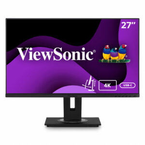 Viewsonic VG Series VG2756-4K computer monitor 68,6 cm (27") 3840 x 2160 Pixels 4K Ultra HD LED Zwart