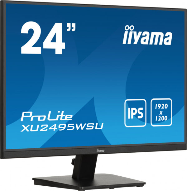 iiyama ProLite XU2495WSU-B7 computer monitor 61 cm (24") 1920 x 1200 Pixels 4K Ultra HD LED Zwart - Afbeelding 2