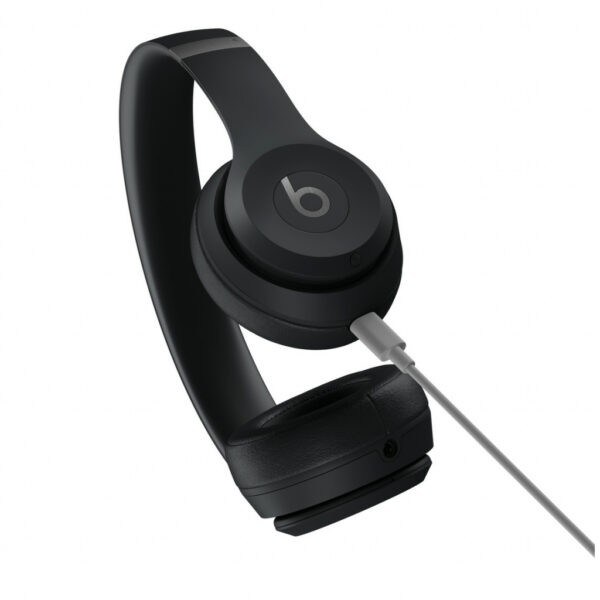 Apple Beats Solo 4 Hoofdtelefoons Bedraad en draadloos Hoofdband Oproepen/muziek USB Type-C Bluetooth Zwart - Afbeelding 6