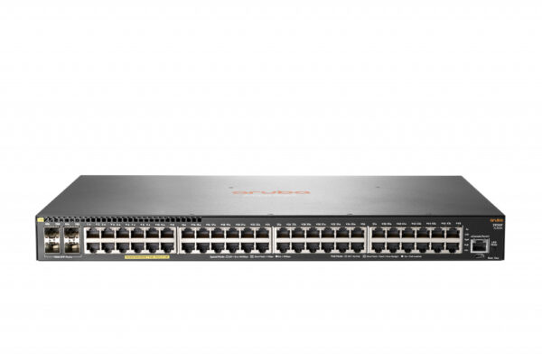 Hewlett Packard Enterprise Aruba 2930F 48G PoE+ 4SFP Managed L3 Gigabit Ethernet (10/100/1000) Power over Ethernet (PoE) 1U Grij