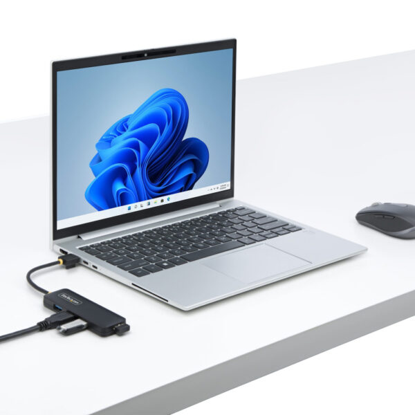 StarTech.com 4-Port USB-A Hub, 5Gbps, Bus Powered, Compacte Travel Mini USB Hub, Multi-Port USB 3.0 Splitter, Draagbare USB Hub, - Afbeelding 8