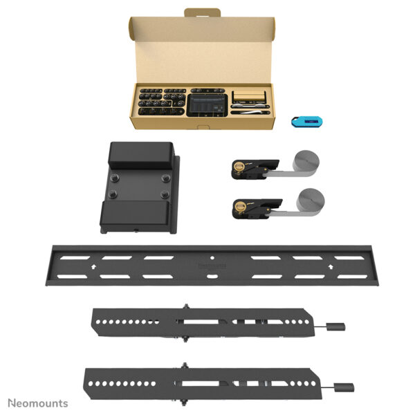 Neomounts WL35S-910BL16 TV-pilaarsteun 40-75" - kantelbaar - vergrendelbaar - diam. 25-100 cm - portrait - Afbeelding 13