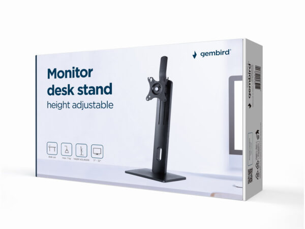 Gembird MS-D1-01 flat panel bureau steun 81,3 cm (32") Zwart - Afbeelding 11