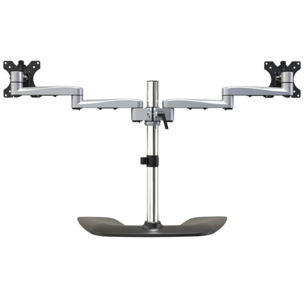 StarTech.com Dual Monitor Stand, Ergonomische Monitorstandaard voor VESA Schermen tot 32" (8kg), Vrijstaande en Scharnierende Un - Afbeelding 4
