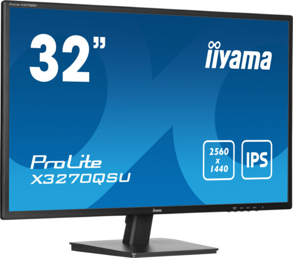 iiyama ProLite X3270QSU-B1 computer monitor 81,3 cm (32") 2560 x 1440 Pixels Wide Quad HD LED Zwart - Afbeelding 2