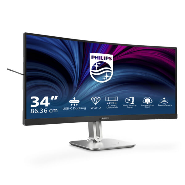 Philips 5000 series 34B2U5600C/00 computer monitor 86,4 cm (34") 3440 x 1440 Pixels Dual QHD LCD Grijs - Afbeelding 11