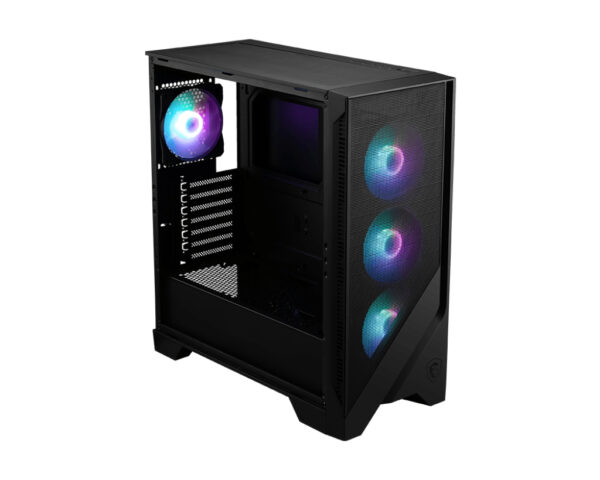 MSI MAG Forge 320R AIRFLOW Micro Tower Zwart, Transparant - Afbeelding 2
