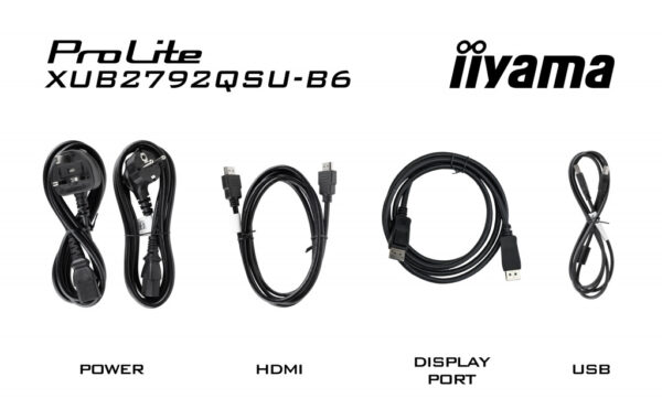 iiyama ProLite XUB2792QSU-B6 computer monitor 68,6 cm (27") 2560 x 1440 Pixels Full HD LED Zwart - Afbeelding 8