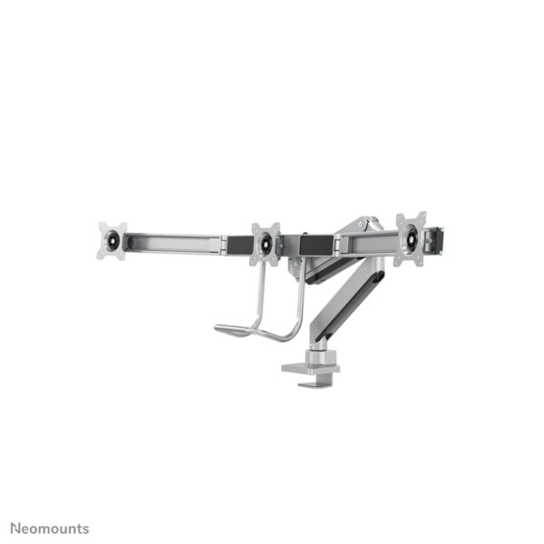 Neomounts NM-D775DX3SILVER Monitorarm 17-27" - gasveer - Topfix - 180°-stop - Afbeelding 2