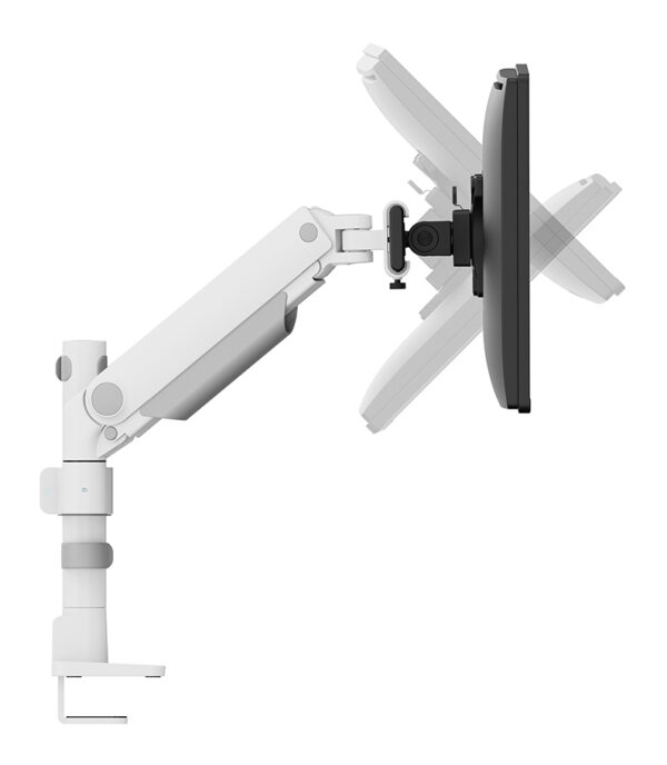 Neomounts DS65S-950WH2 Monitorarm 24-34" - gasveer - Topfix - multi-instelbaar - 180°-stop - Afbeelding 11
