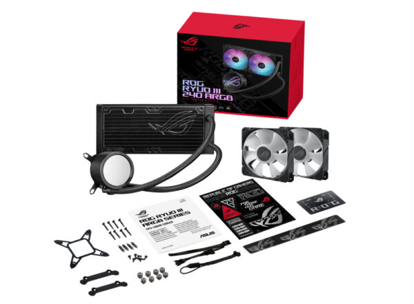 ASUS ROG Ryuo III 240 ARGB Processor Kit voor vloeistofkoeling 12 cm Zwart - Afbeelding 5