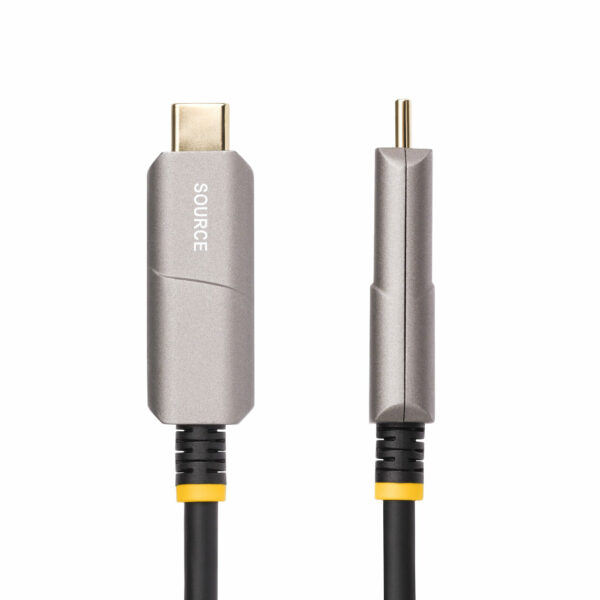 StarTech.com 15,2m USB-C naar HDMI 2.0 Actieve Optische Kabel (AOC), OM3 Multi-mode, 4K 60Hz, CL3 Rated, HDR10, HDCP1.4/2.2, Uni - Afbeelding 2