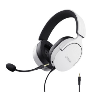 Trust GXT 489W FAYZO Headset Bedraad Hoofdband Gamen Zwart, Wit