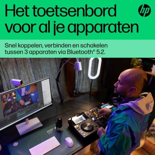 HP 350 Compact Multi-Device Bluetooth Keyboard - Afbeelding 3