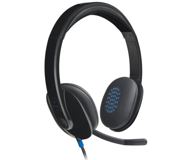 Logitech H540 USB Computer Headset Met high-definition geluid en knoppen op het oorstuk - Afbeelding 5