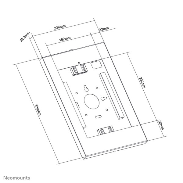 Neomounts WL15-650WH1 Tablet muurbeugel 9.7-11" - vergrendelbaar - Afbeelding 10
