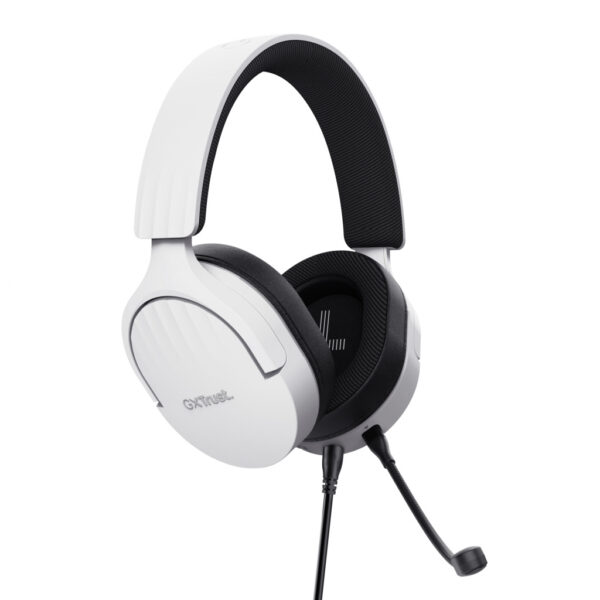Trust GXT 489W FAYZO Headset Bedraad Hoofdband Gamen Zwart, Wit - Afbeelding 3