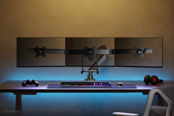 Neomounts NM-D775DX3BLACK Monitorarm 17-27" - gasveer - Topfix - 180°-stop - Afbeelding 17
