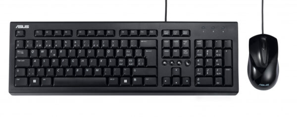 ASUS U2000 toetsenbord Inclusief muis Thuis USB Zwart